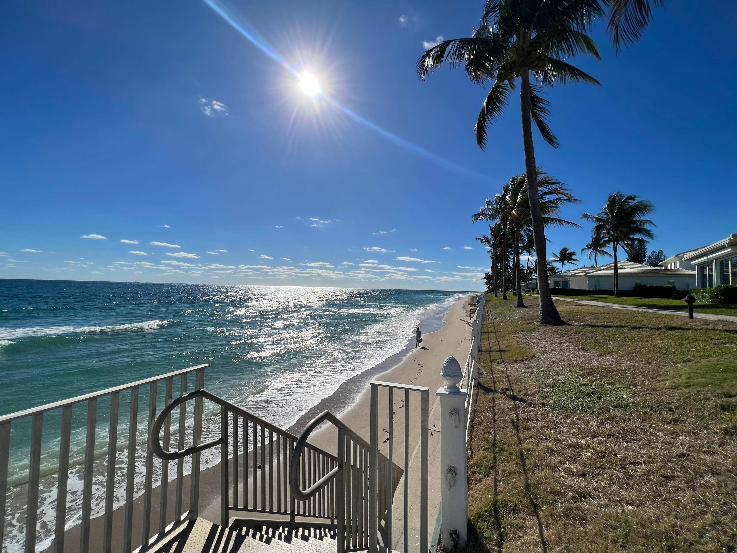 Beautiful first floor 3 bedroom, 3 bathroom condo on the ocean awaits you.