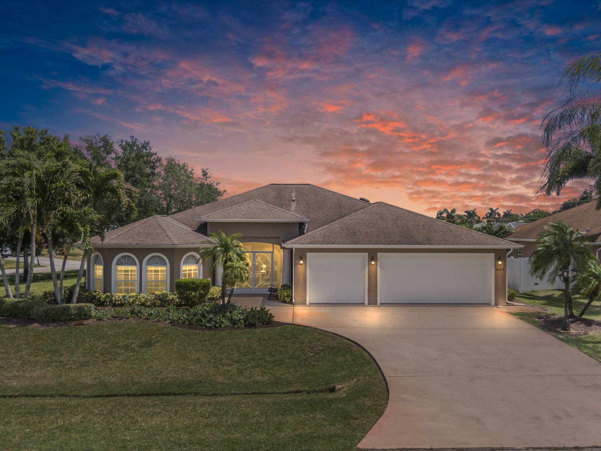 Welcome to this spacious 3 bedroom, 2 bath, 3 car garage home with a private office den, perfectly situated on a desirable corner lot.