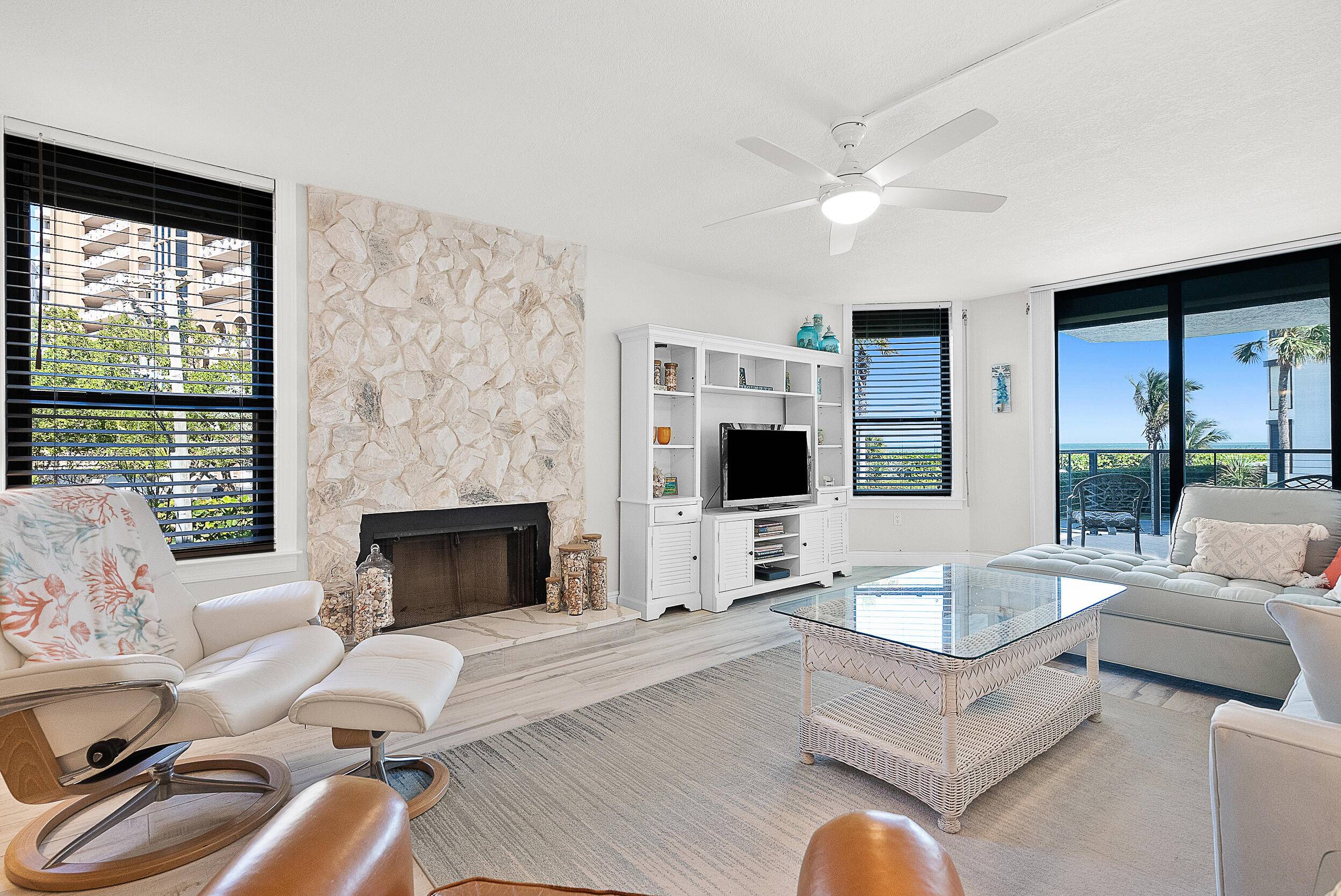 Experience coastal living with this first floor, oceanfront corner unit condo, located in a quiet and well maintained community.