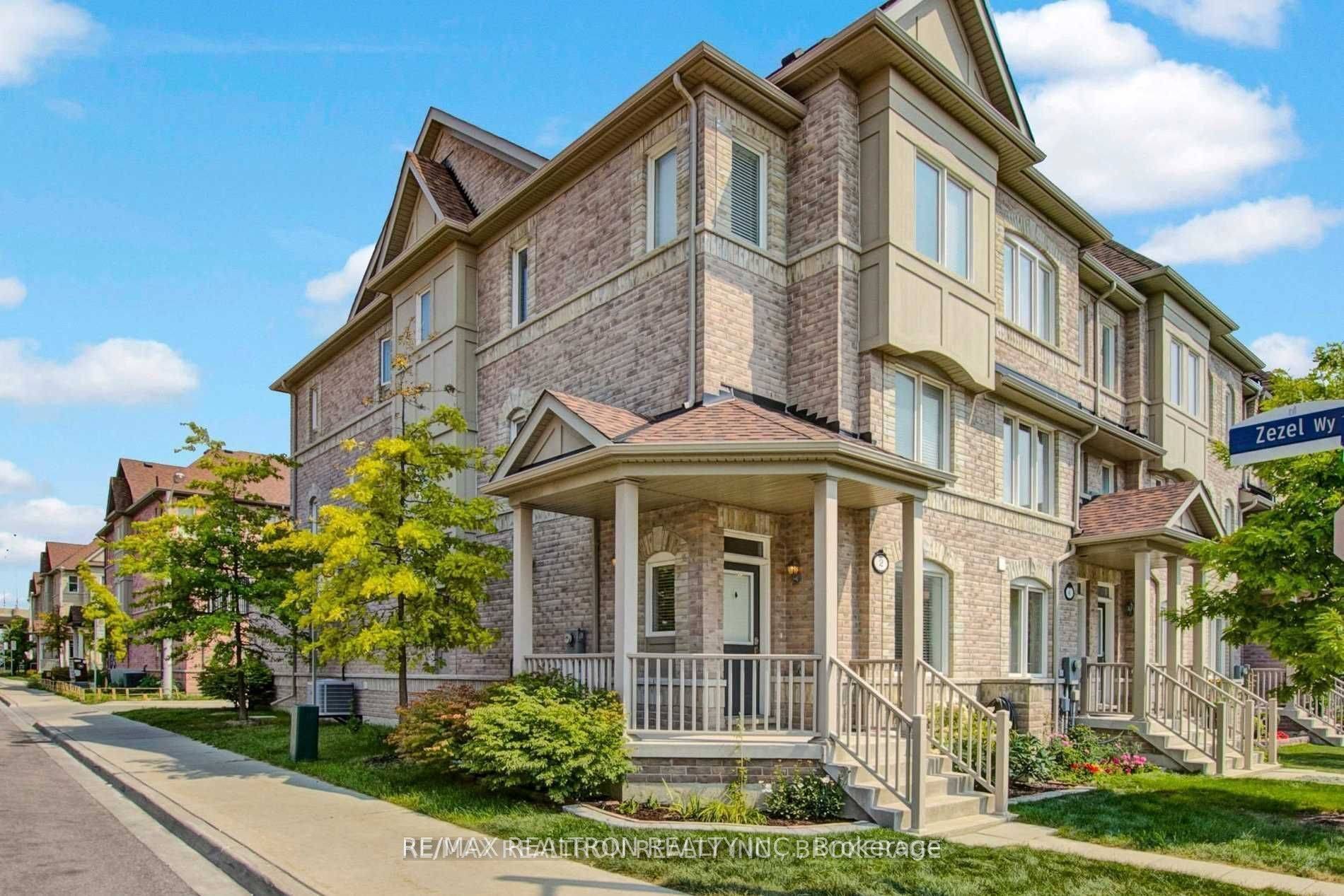 Sun Filled End Unit Monarch Built Freehold Townhome 2285 Sq.