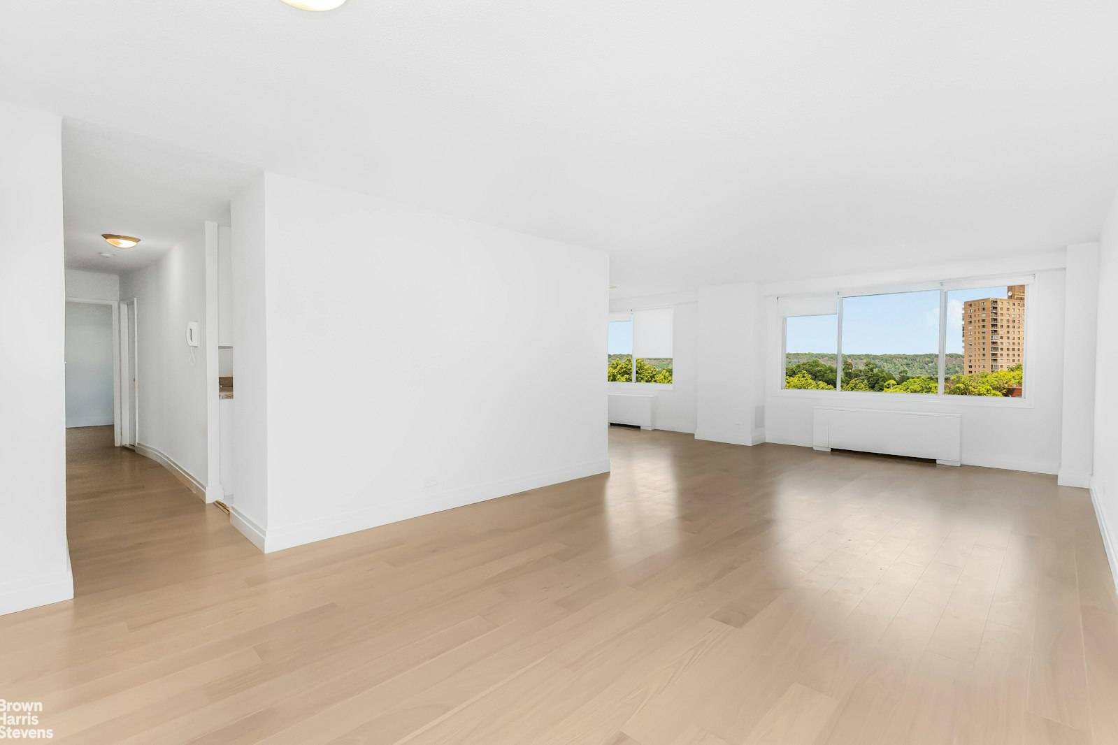 No Board Approval for this large two bedroom, two bath apartment with an 18 ft.