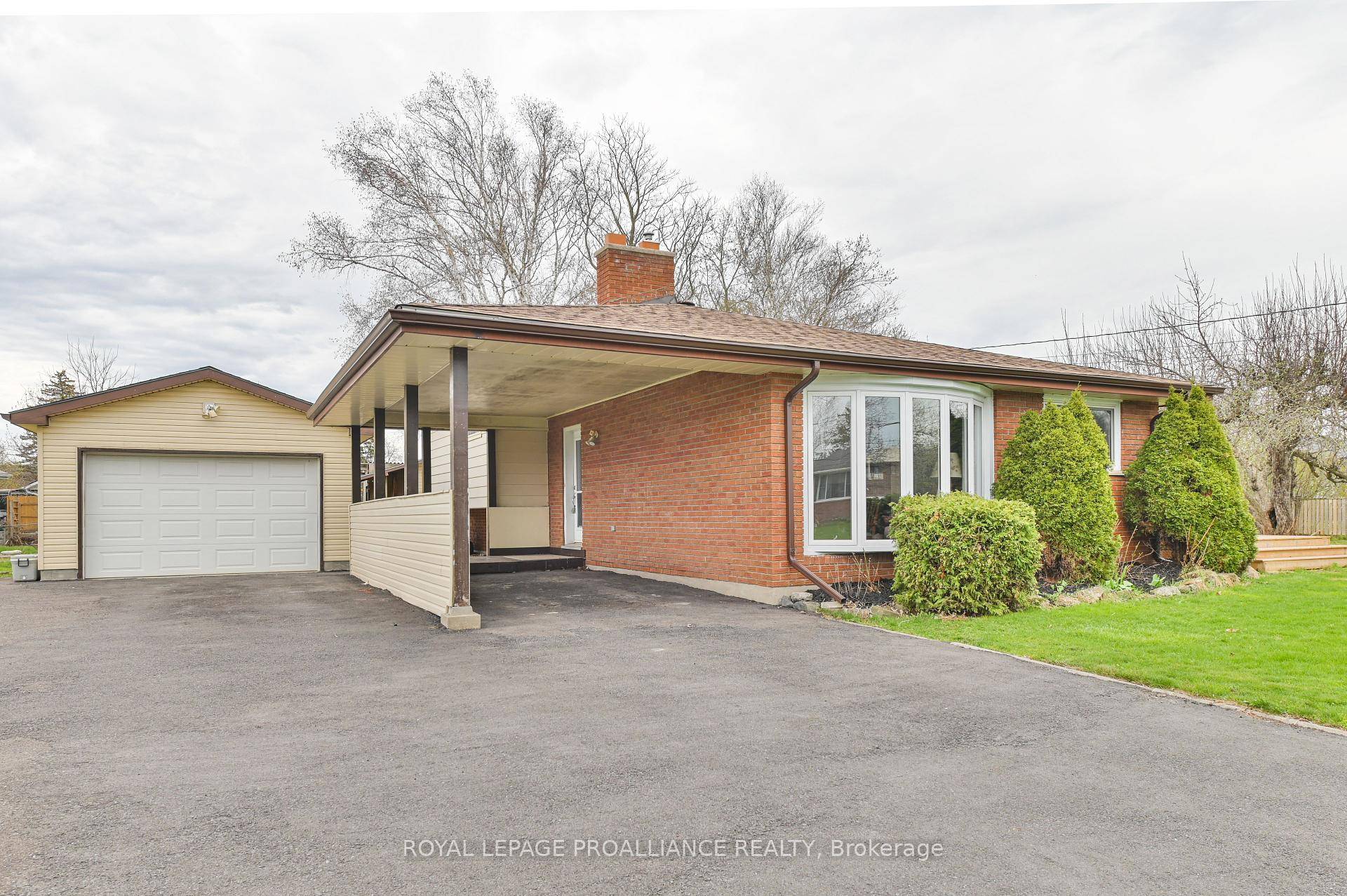Large City lot with rural charm.