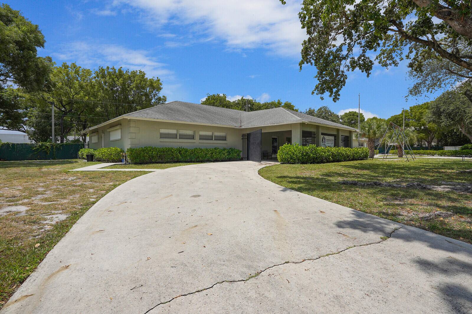 Extraordinary, CBS building boasts 5, 805 square feet with ample parking, drop off overhang, fully fenced in lot with play yard.