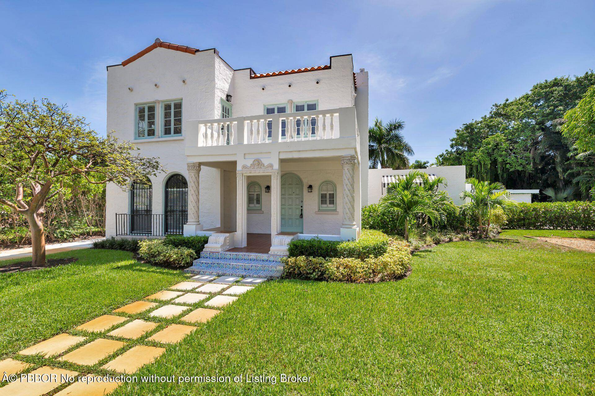 This timeless 1925 Mediterranean house is perfectly situated in Prospect Park offering a quiet, peaceful setting in an established and coveted neighborhood.