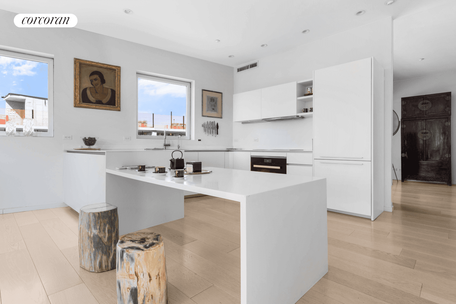 A Designer's Dream at this expansive modern Loft with private terrace in Williamsburg Prime !