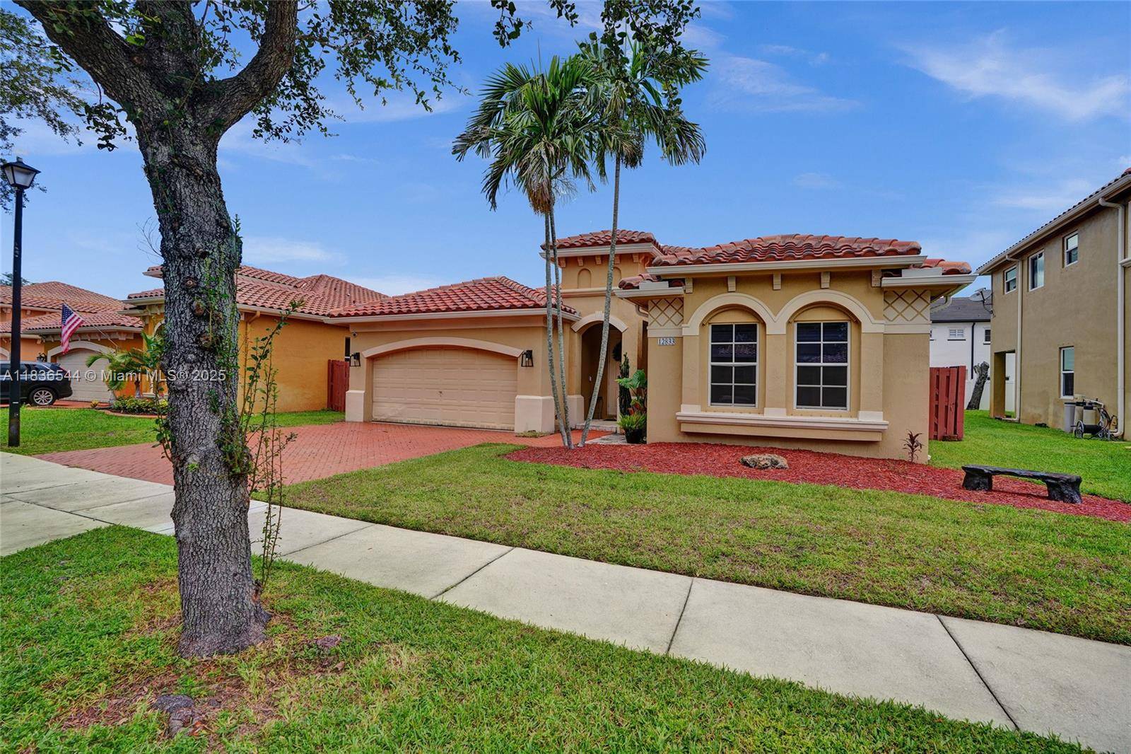 Experience Elegant South Florida Living in this beautifully upgraded one story estate home, nestled within the prestigious guard gated community of Bellagio at Vizcaya.