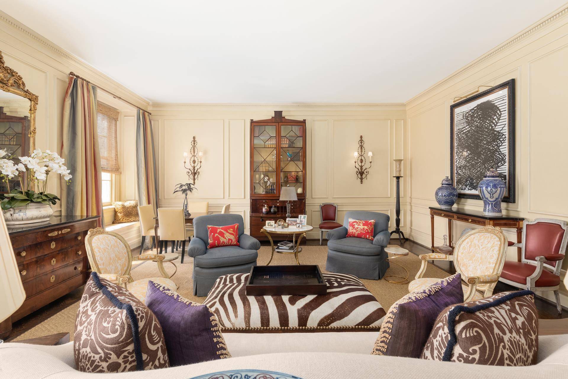 Renovated and Elegantly Maintained 3 Bedroom HomeOriginally a maisonette, this spanning and spacious apartment welcomes you through a gracious entry gallery with 10.
