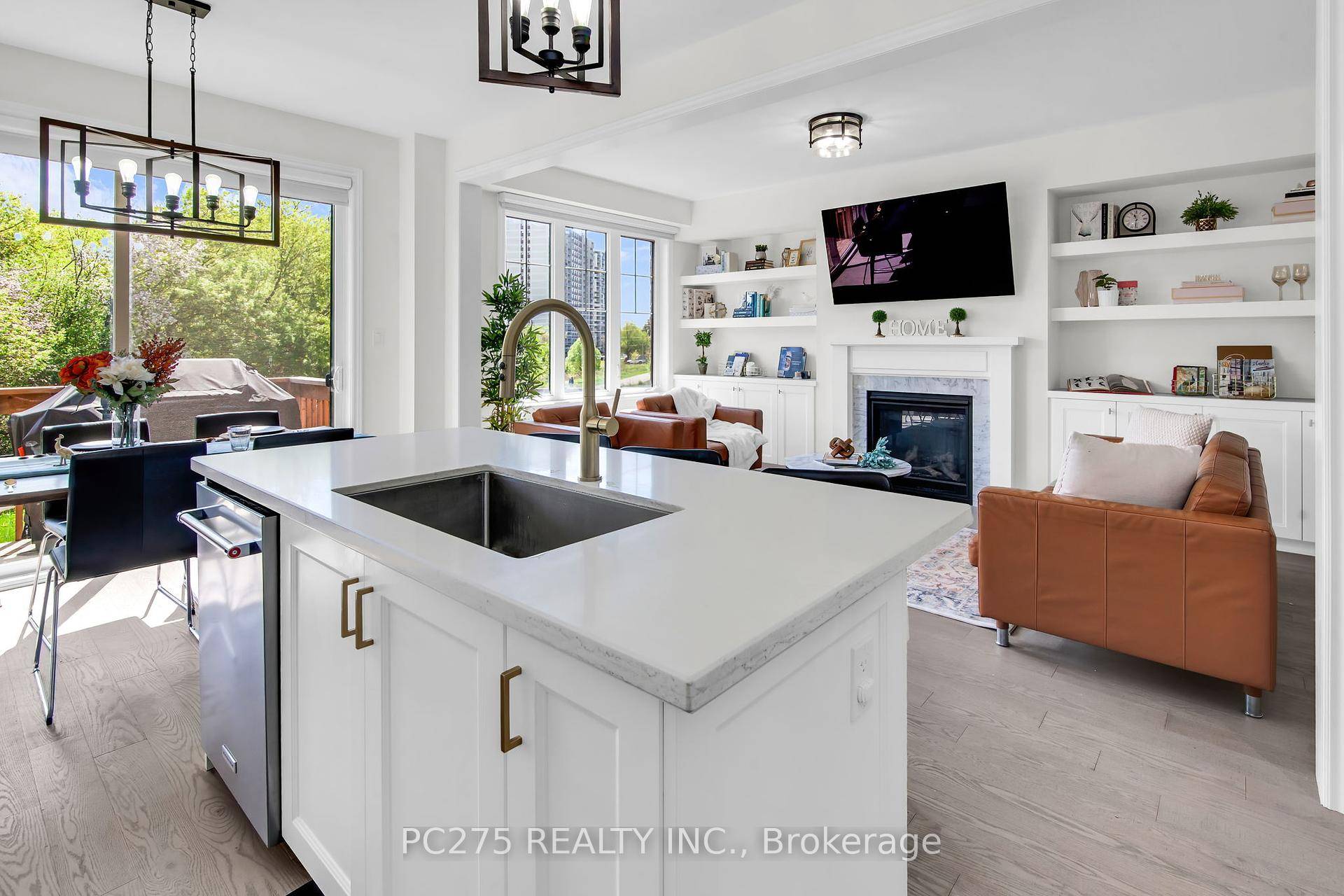 Welcome to this beautifully upgraded 1913 sq ft FREEHOLD townhouse offering the perfect blend of nature, convenience, and luxury.