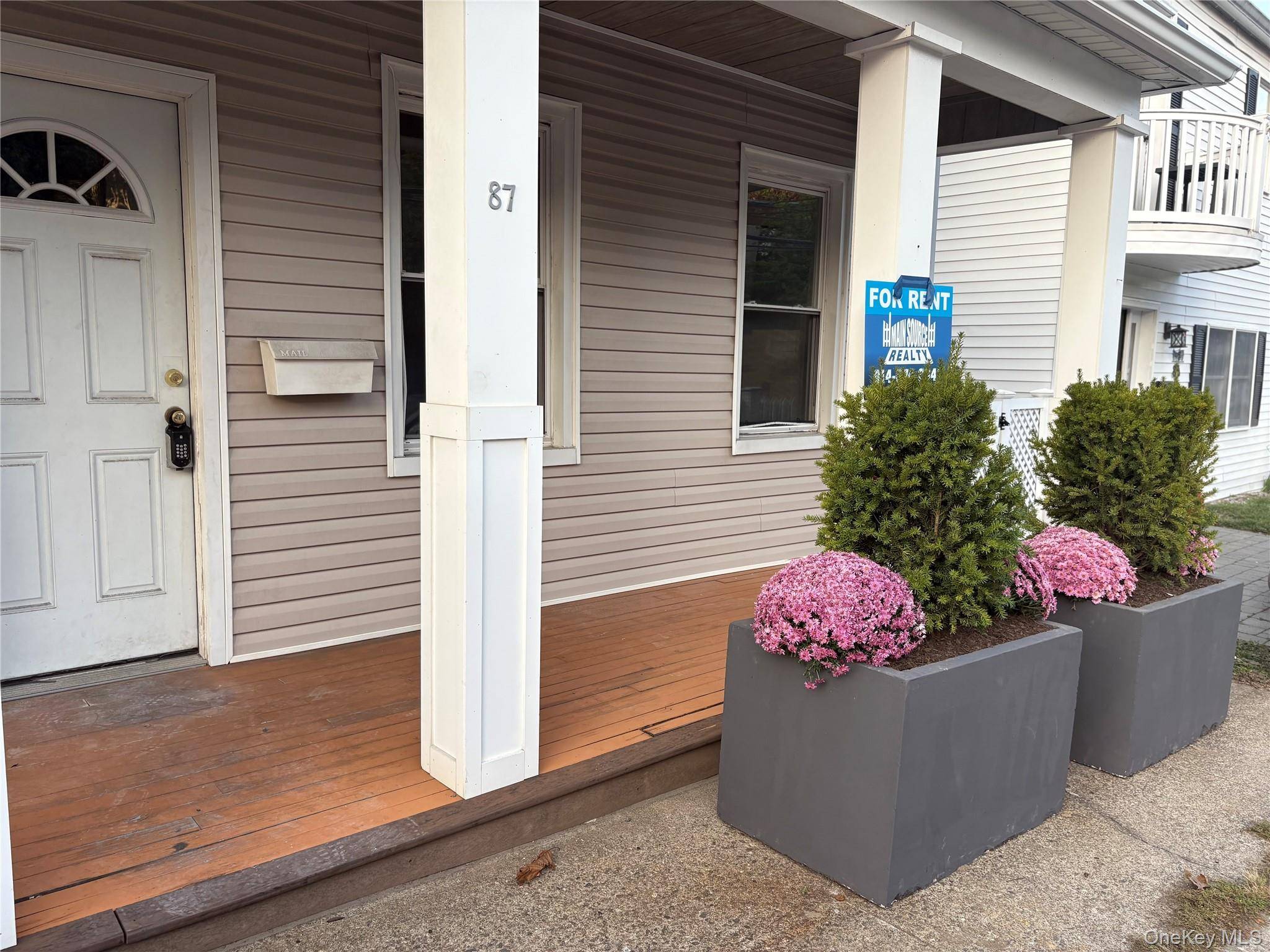 Newly renovated 2 bedroom, 2 full bath duplex with laundry in basement.