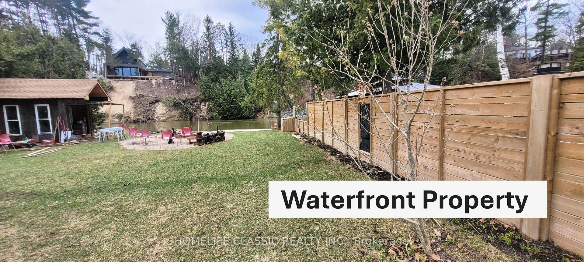 Here's your chance to own a totally renovated 3 bedroom year round home located on the Nottawasaga river with a huge playground sized backyard, that slopes gently to the river.