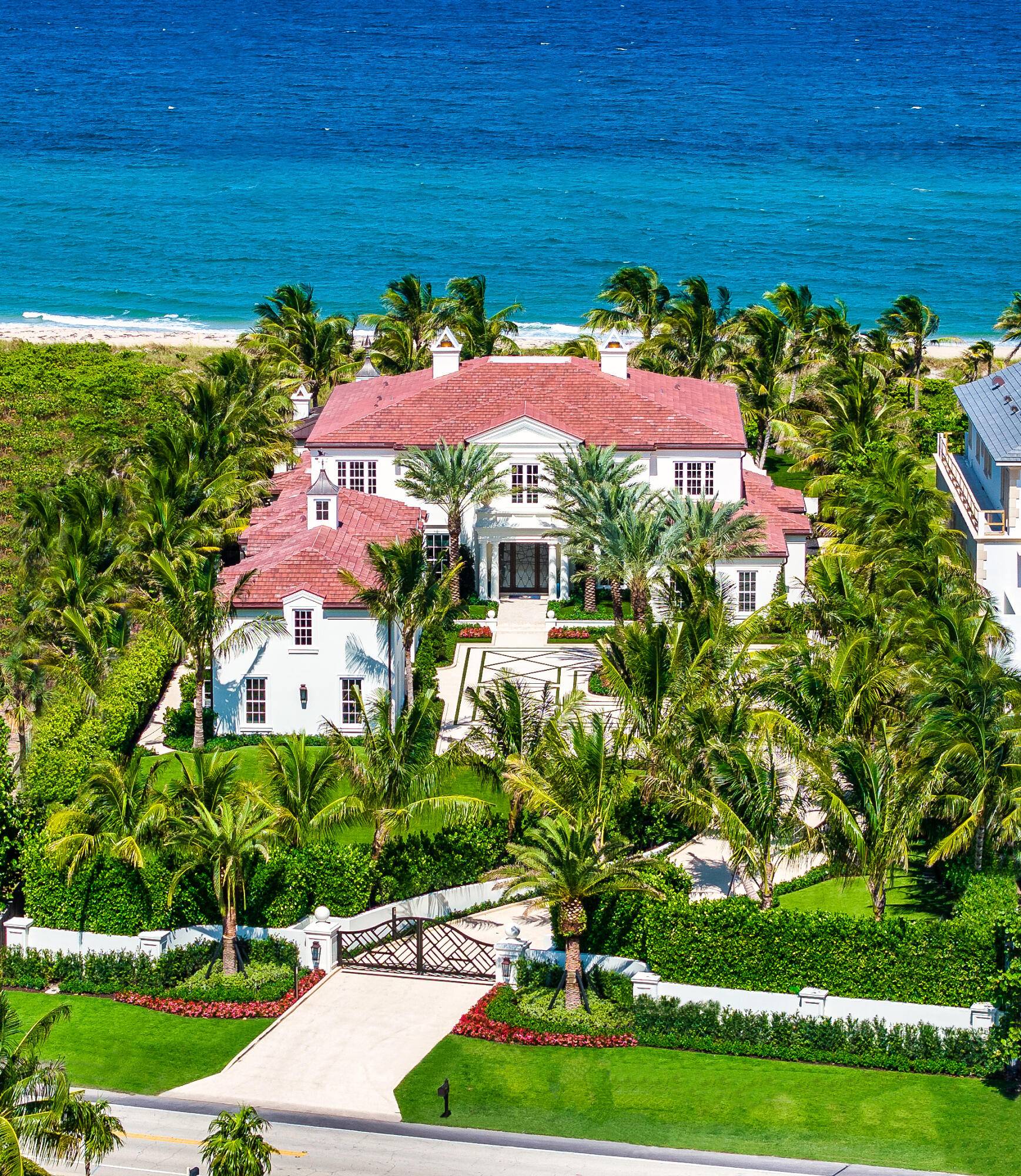 Ideally situated on 120' feet of direct oceanfront in the exclusive Estate District of Delray Beach, this magnificent new residence redefines ultraluxury living, gracious entertaining.