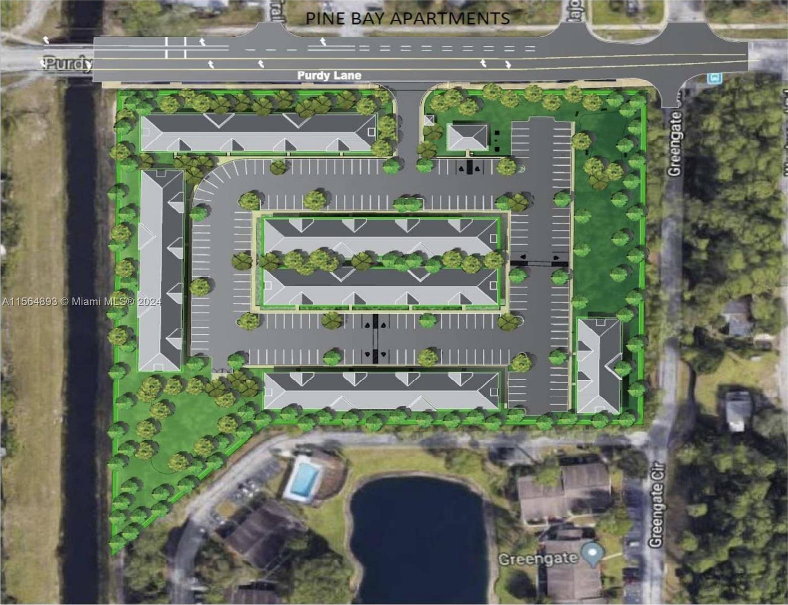 Pine Bay Apartments is a planned multifamily development on a 5.