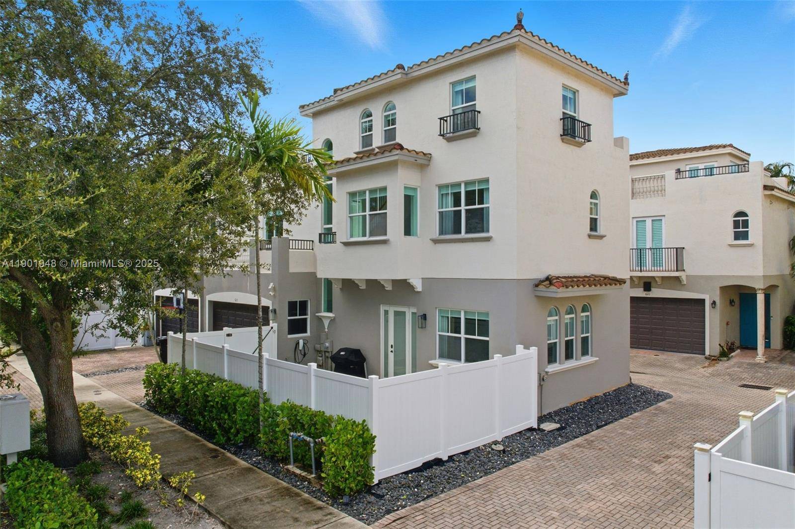 Experience the privacy of a single family home in this 3 story, 3 bed, 3.