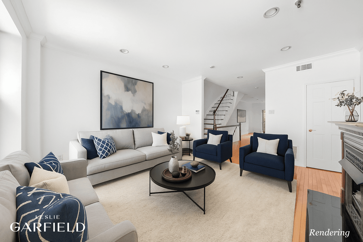 This 17 foot wide multi family townhouse on a tree lined block the borders Kips Bay amp ; Murray Hill features an owner s triplex with two private outdoor spaces ...