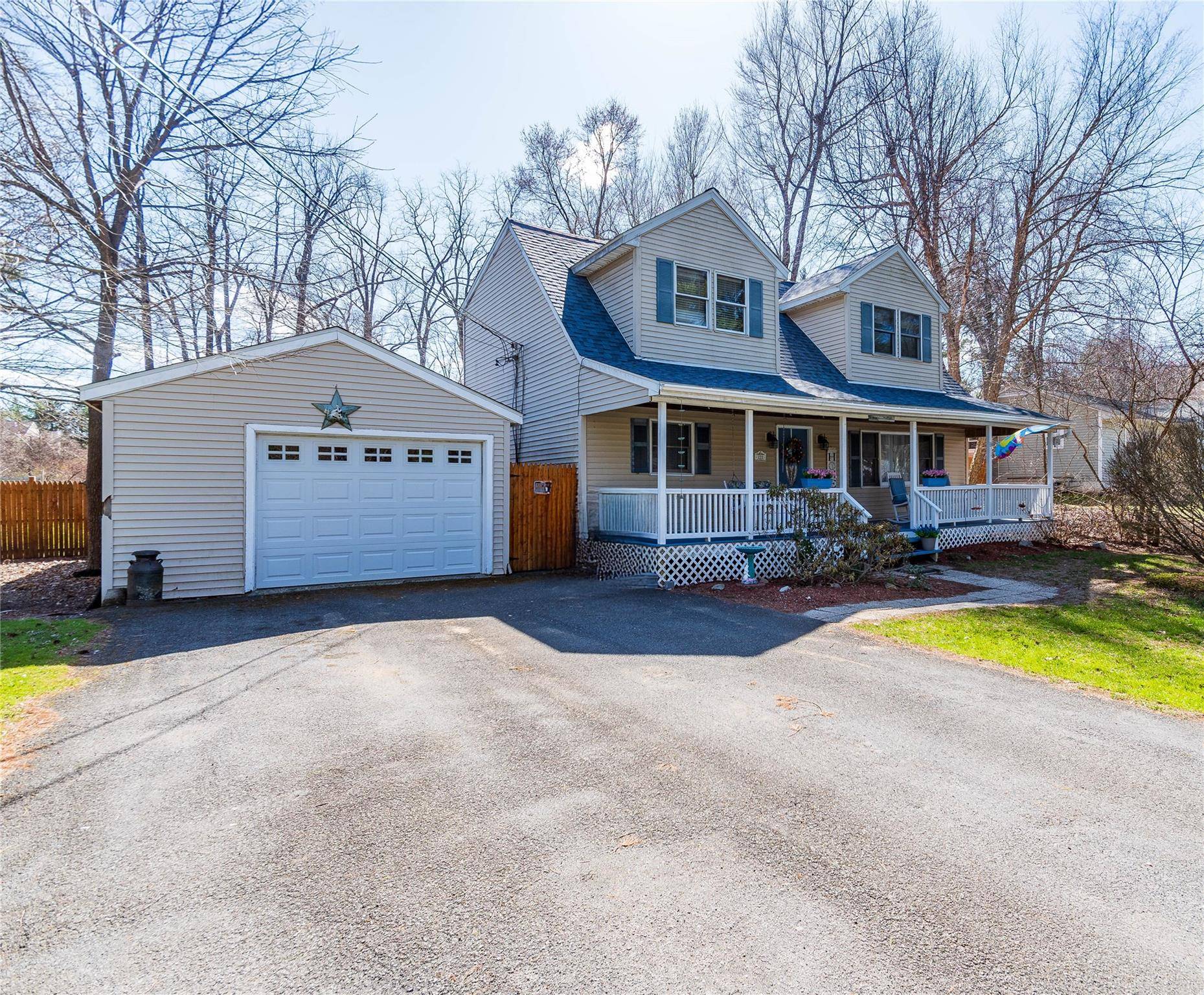 Move right into this freshly updated captivating Cape Cod located on a quiet cul de sac.