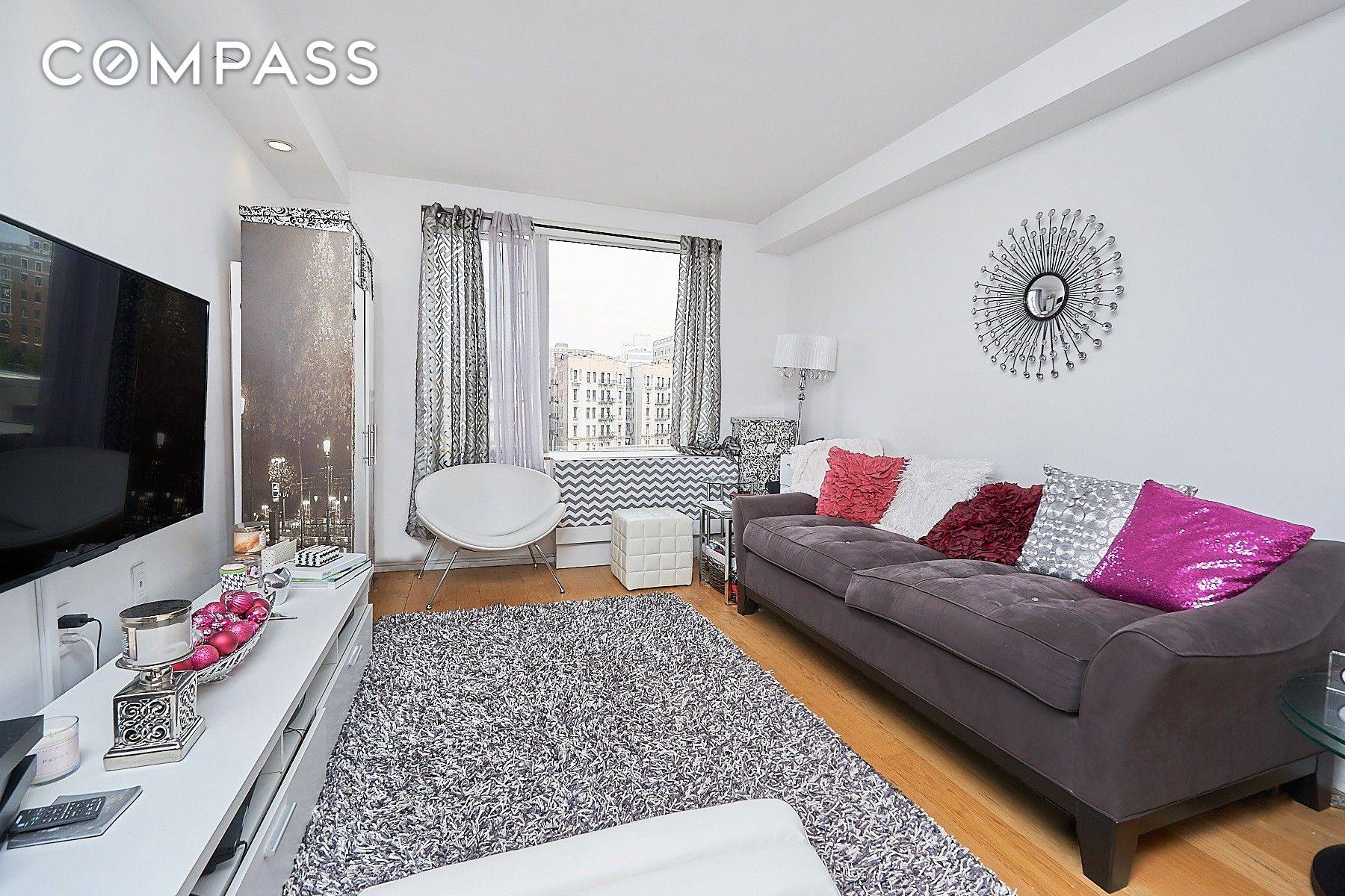 Rarely available large South Harlem 1 bedroom in a full service condo building.
