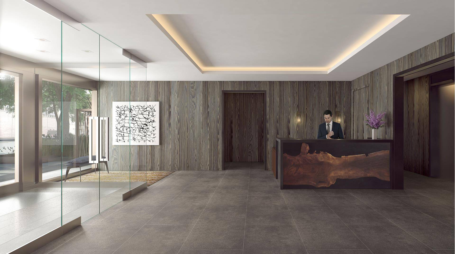 Immediate Occupancy Ground Level Residence at The Modern The Modern at 230 East 20th Street offers a curated collection of 37 one to four bedroom residences.