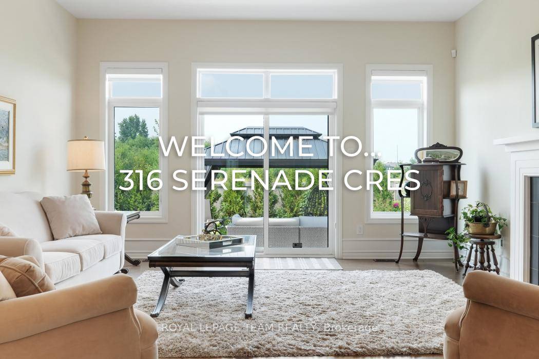 Welcome to 316 Serenade Crescent where the pride of ownership of this home is evident the moment you walk through the front door.