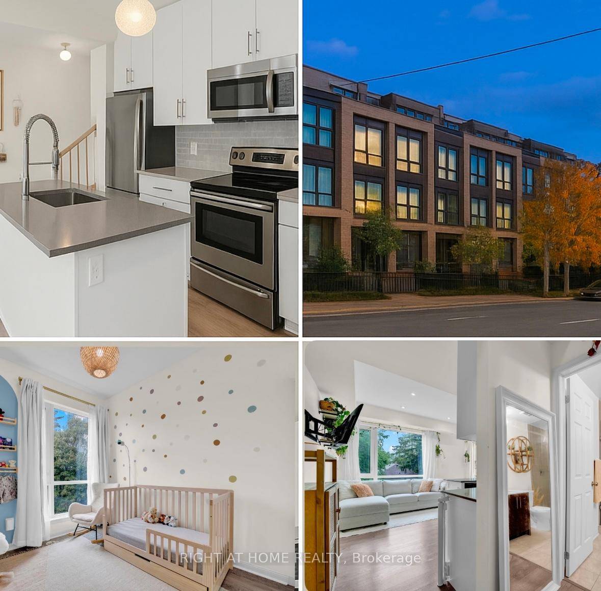 Just a short walk to the subway, shopping plaza, parks, and minutes from Yorkdale Mall, This Modern Townhome Is A Perfect Place To Call Home.