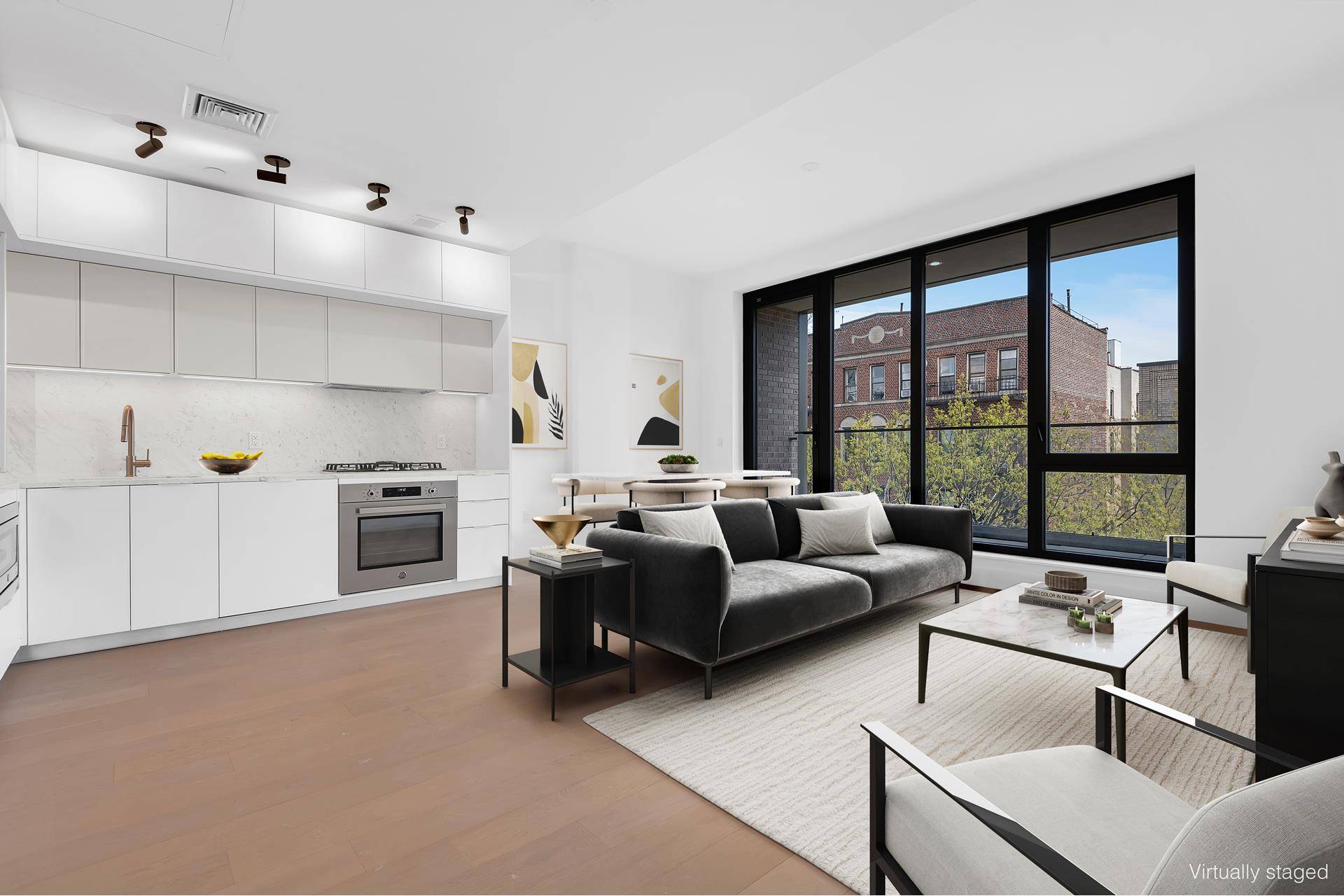 Located in historic Clinton Hill rests this finely crafted residence at the amenity rich Four Fifty Grand condominium, offering 964 square feet of impeccably designed living space with 2 bedrooms ...