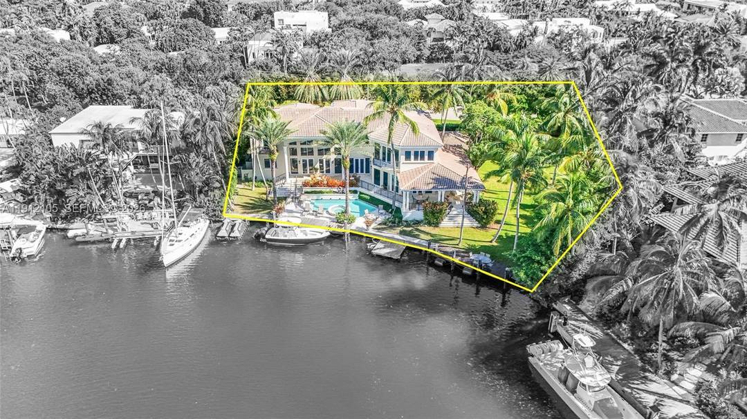 Situated on the exclusive island of Key Biscayne, this extraordinary 7, 000sqft waterfront estate sits on a rare double lot located on Hurricane Harbor overlooking tranquil Manatee Lagoon.