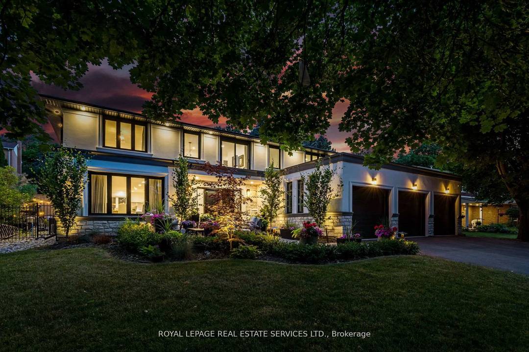 Beautiful Executive 5 1 Bedroom, Attached Three Car Garage Home In Sought After Sherwood Forrest Mississauga.