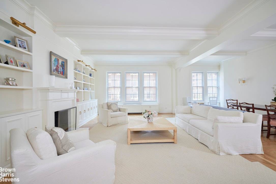 PRISTINE PERFECTION This immaculately renovated 9 room corner apartment is flooded with South and East light.