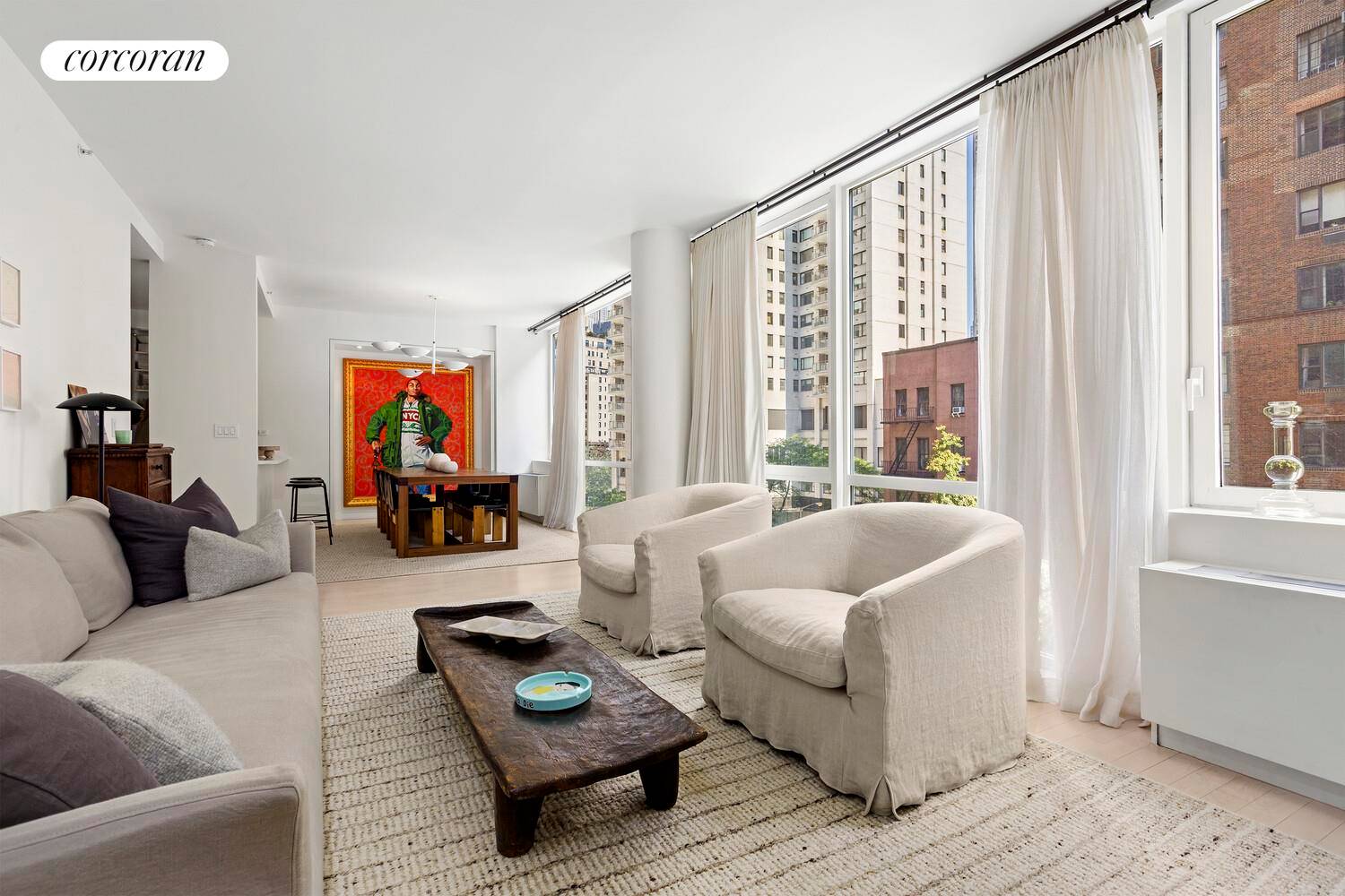 Incredibly chic and stunning is the best way to describe this impeccably designed full floor apartment at 330 East 57th Street.