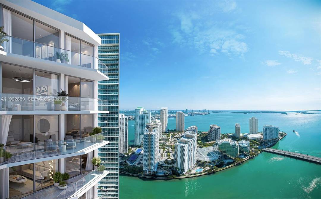 Experience the ultimate hotel inspired lifestyle in Beautiful 1BD 1BA at Viceroy Brickell with stunning Biscayne Bay and skyline views through floor to ceiling glass.