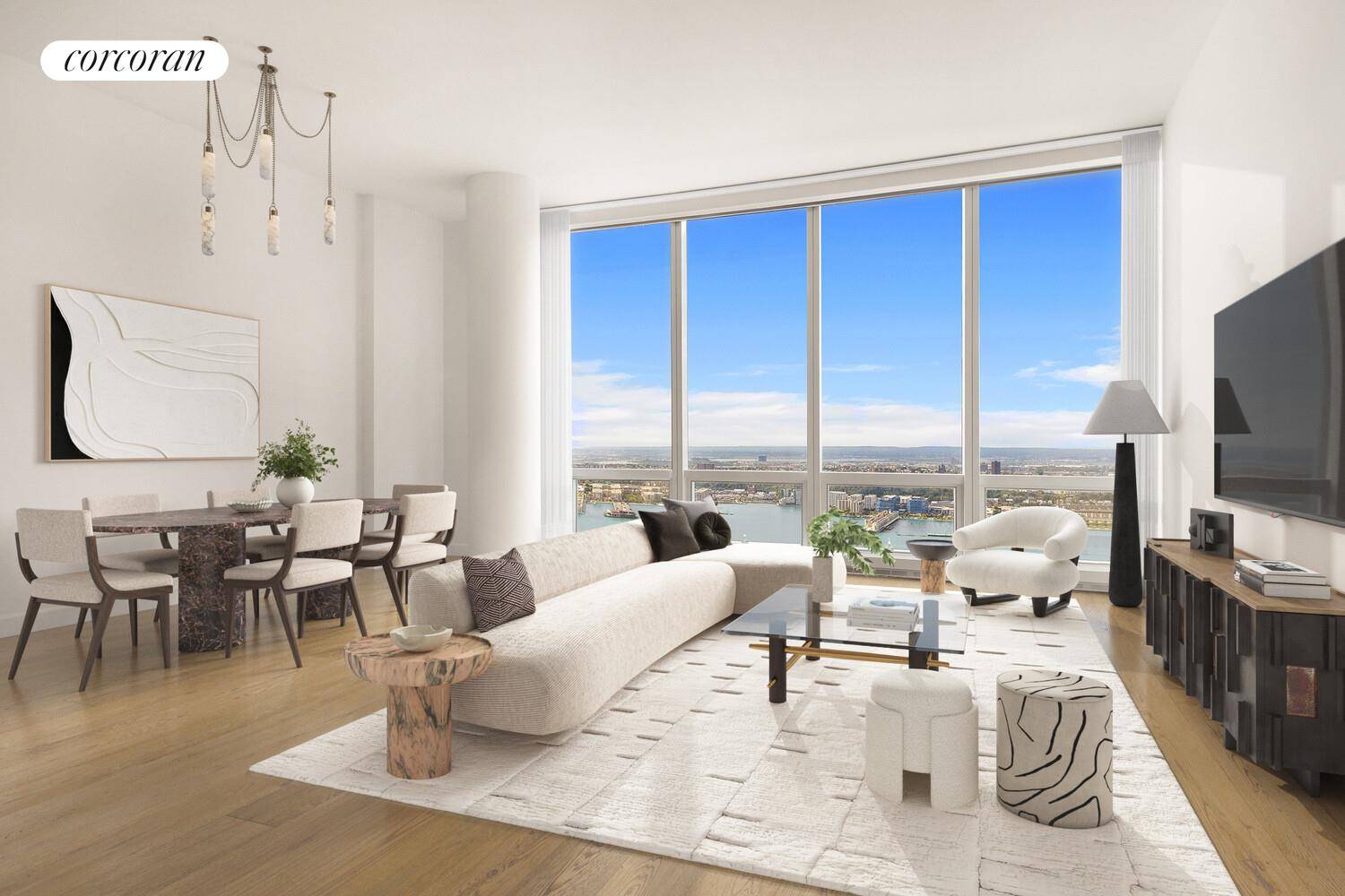 Panorama Residence 72C is an expansive one bedroom home encompassing 1, 159 square feet, designed with both elegance and functionality in mind.
