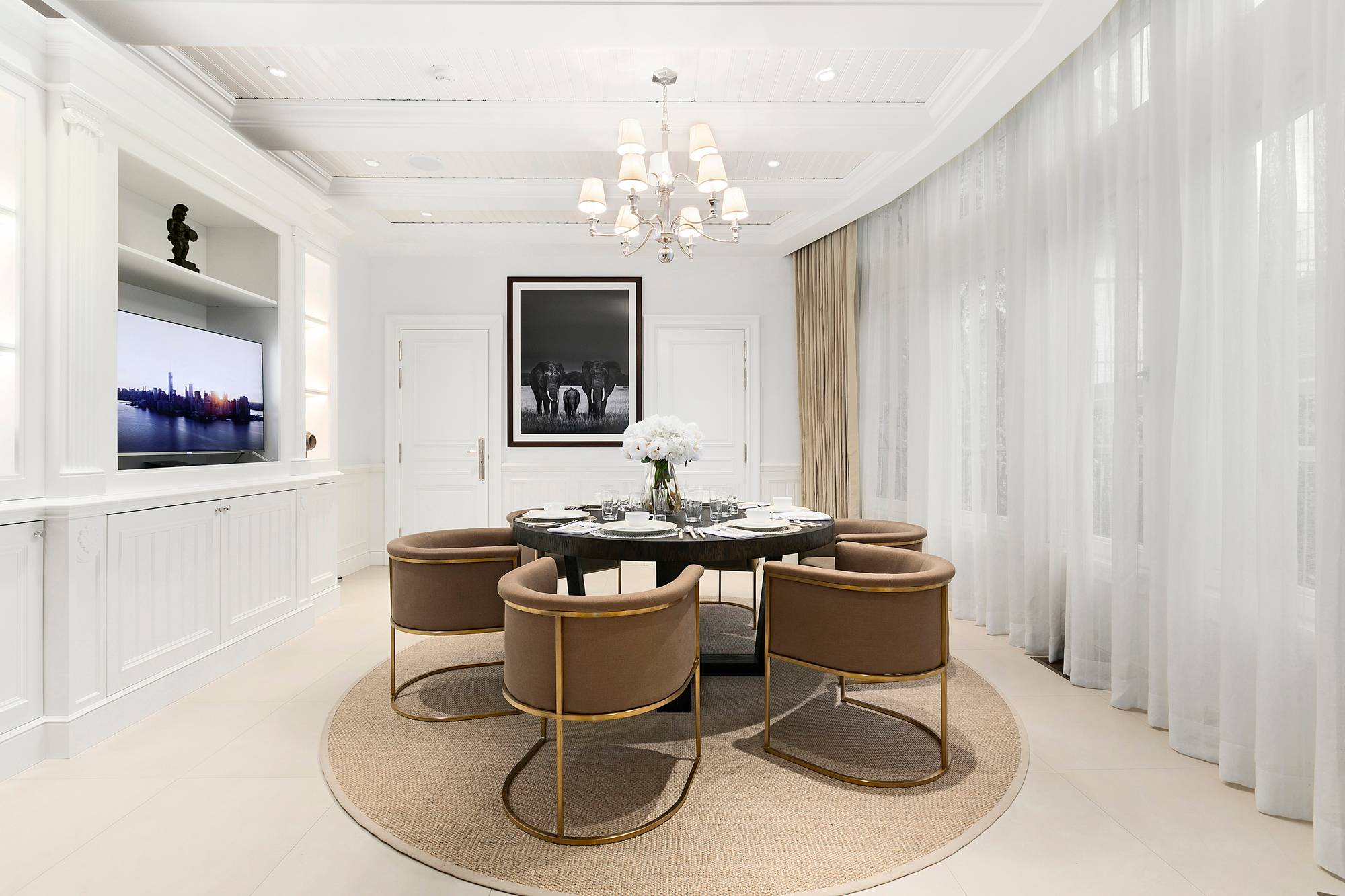 Move right in ! Prepare to have all your concepts of space, design, luxury, and innovation completely revolutionized by this spectacular seven story mansion.