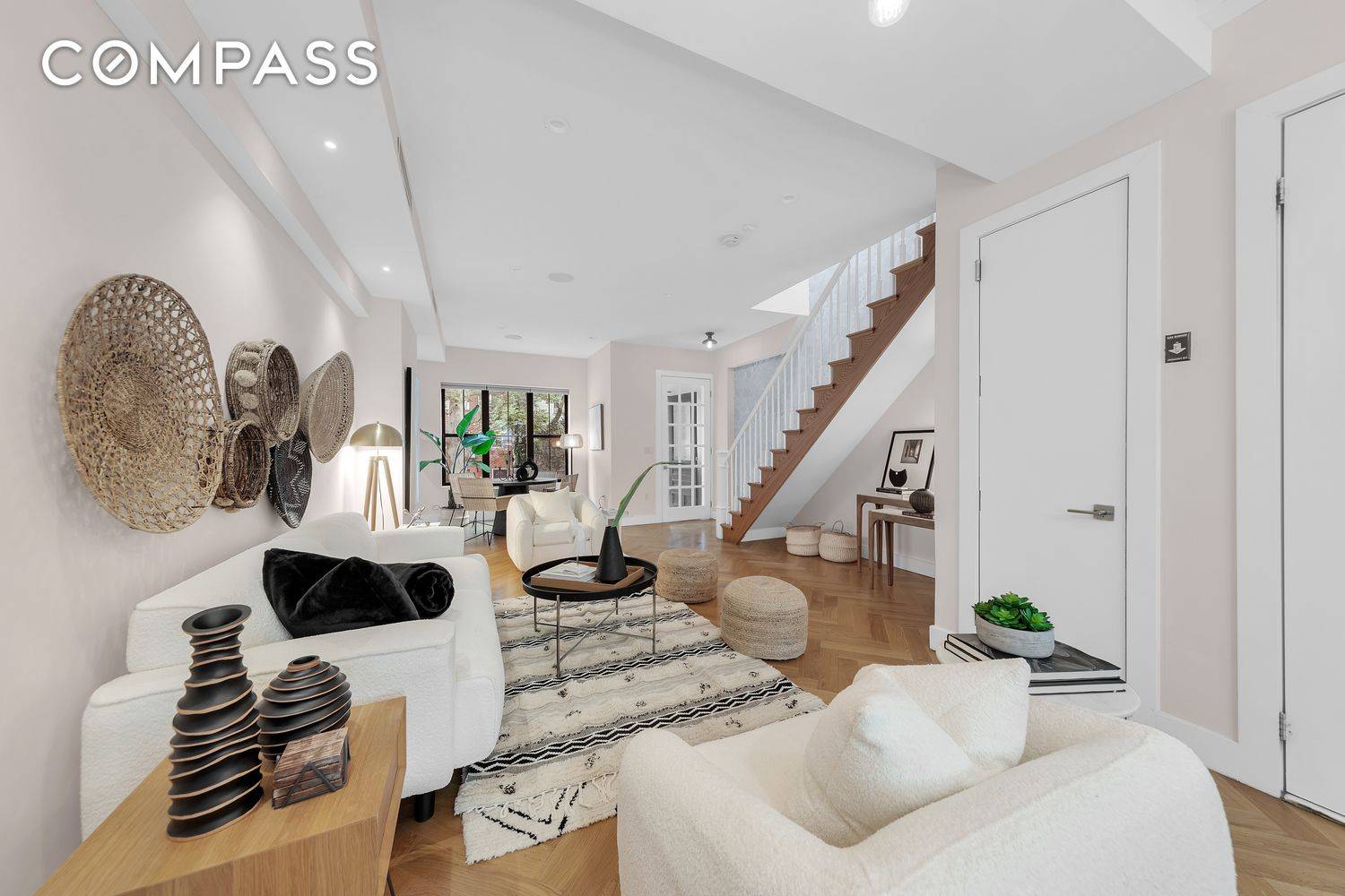 Quintessential Brooklyn Chic, Renovated Two Family Townhouse.