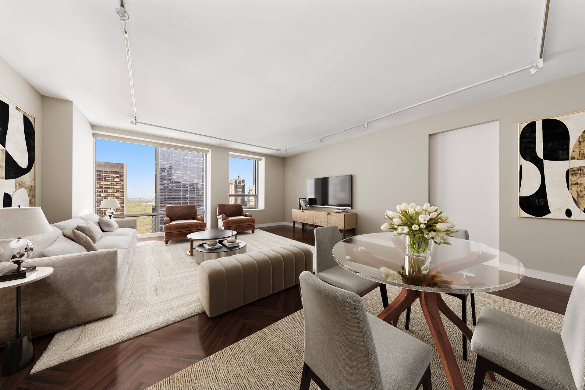 Located in the world renowned and award winning Museum Tower Condominium, this high in the sky, 30th floor one bedroom with a powder room offers magnificent sweeping views of the ...