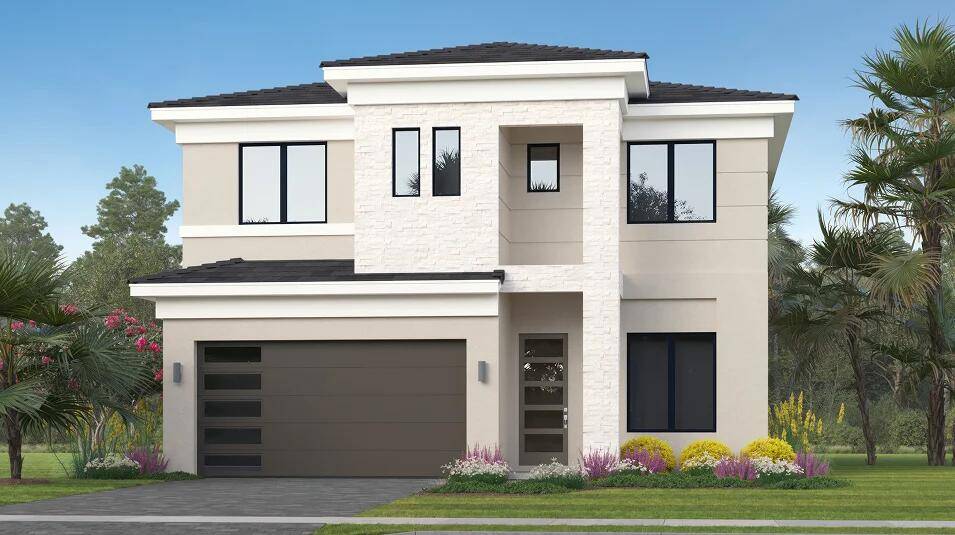 This new two story home exudes elegance with a gracious floorplan.