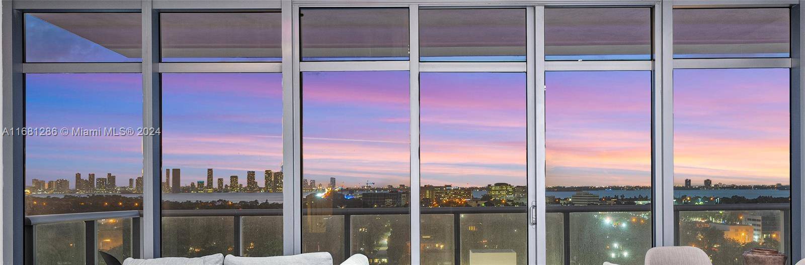 Lavish corner unit with gorgeous Intracoastal and Skyline of Miami views.