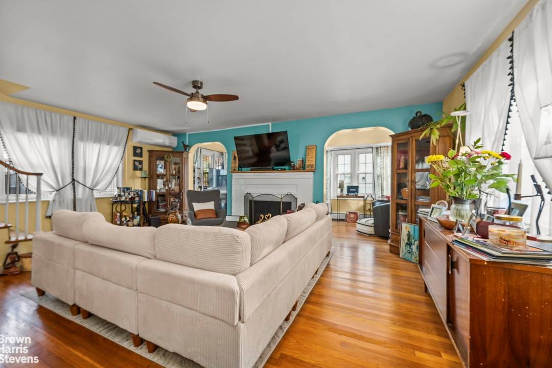 Landmarked Tudor style home for sale in Addisleigh Park, one of Queens' most historic and architecturally rich neighborhoods.