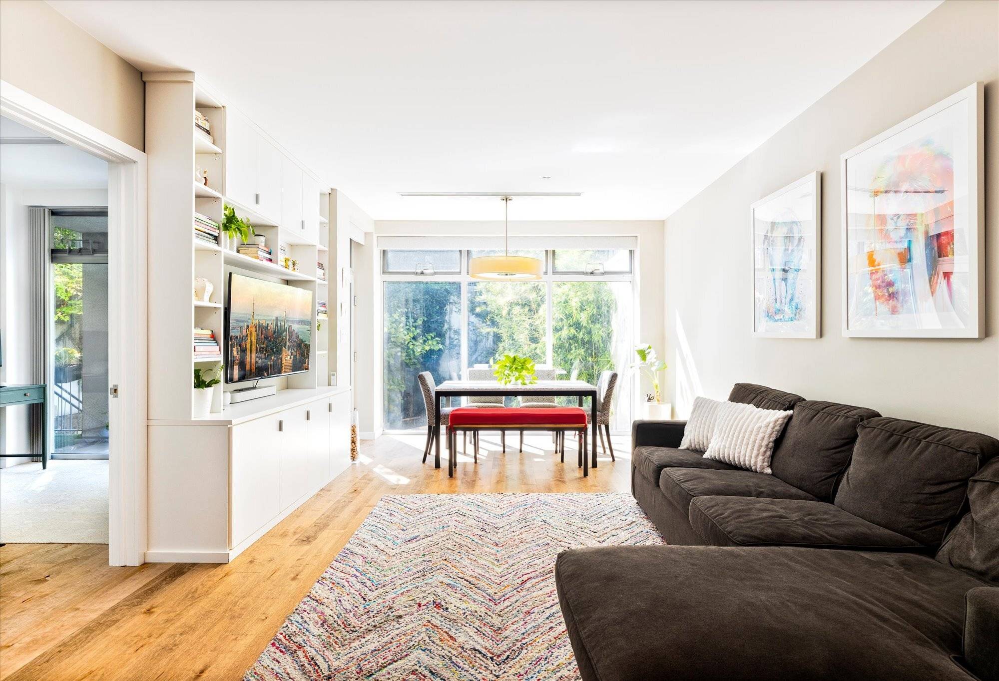 Welcome to this very special 3 bedroom condo duplex that seamlessly blends indoor comfort with the tranquility of private outdoor space in the heart of Prospect Heights, just off of ...