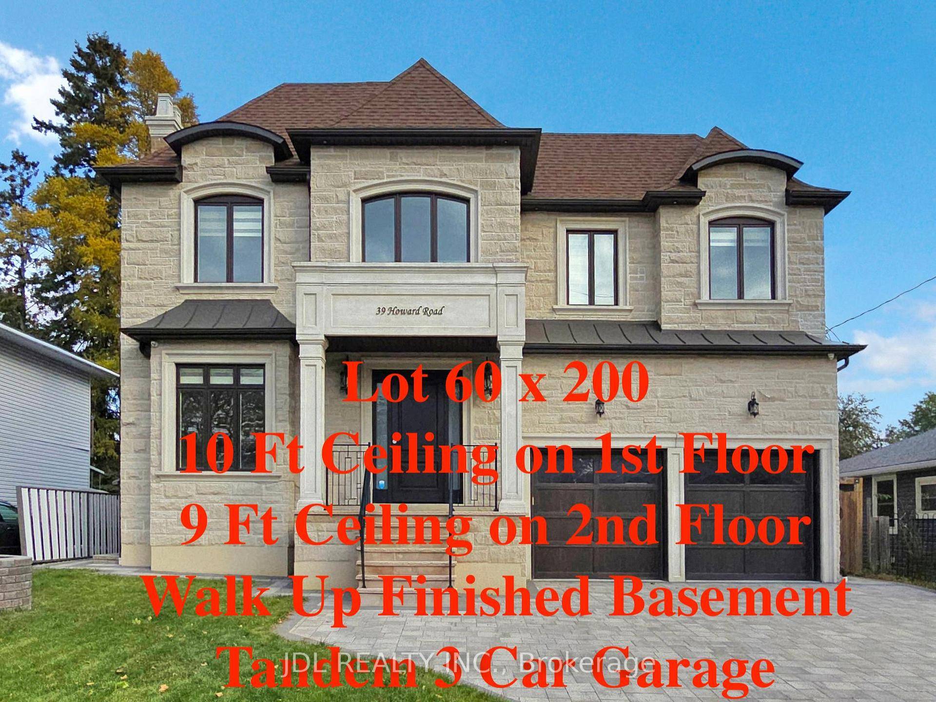 MUST SEE Custom Built Home sitting on a Rare 60 x 200 Ft Private Lot !