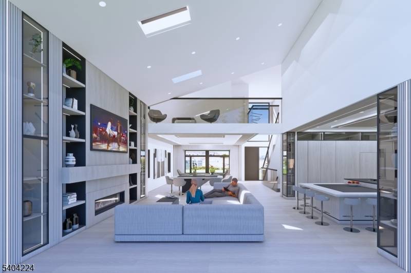 Bold lines, refined finishes, and dramatic volume define this ultra contemporary showpiece.