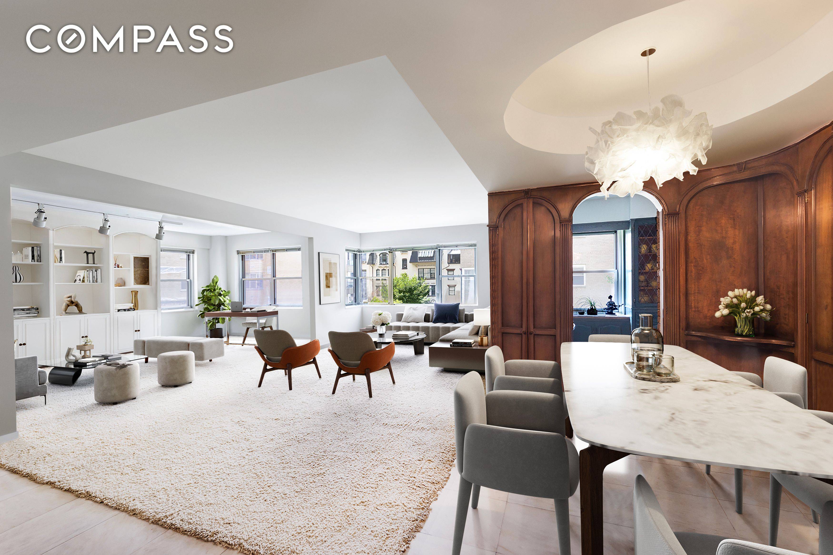 This bright oversized home with charming Greenwich Village views is now available in one of The Gold Coast s most coveted addresses, 11 Fifth Avenue.