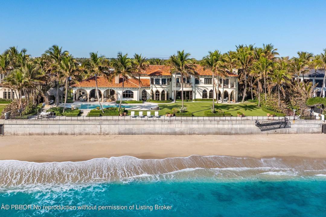 Unrivaled in scale, beauty, and prestige, this ocean to lake Mediterranean marvel is a one of one triumph of architectural elegance in the heart of Manalapan.