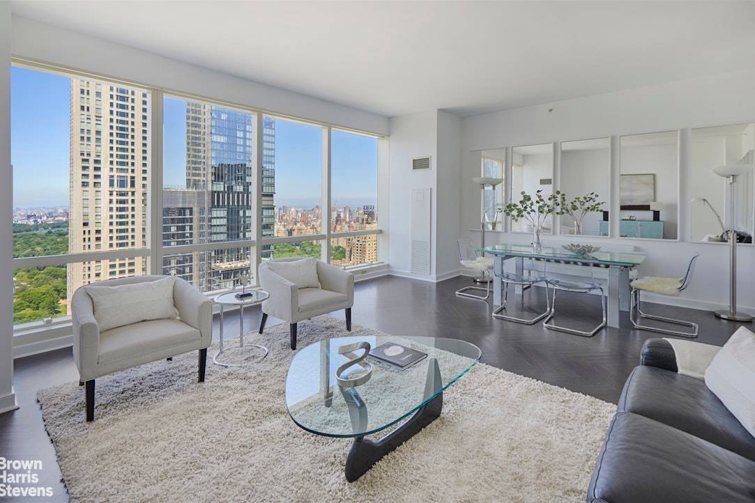 Spectacular Central Park and Hudson River Views Now available for sale the highly coveted and rarely offered D line residence at The Park Imperial.