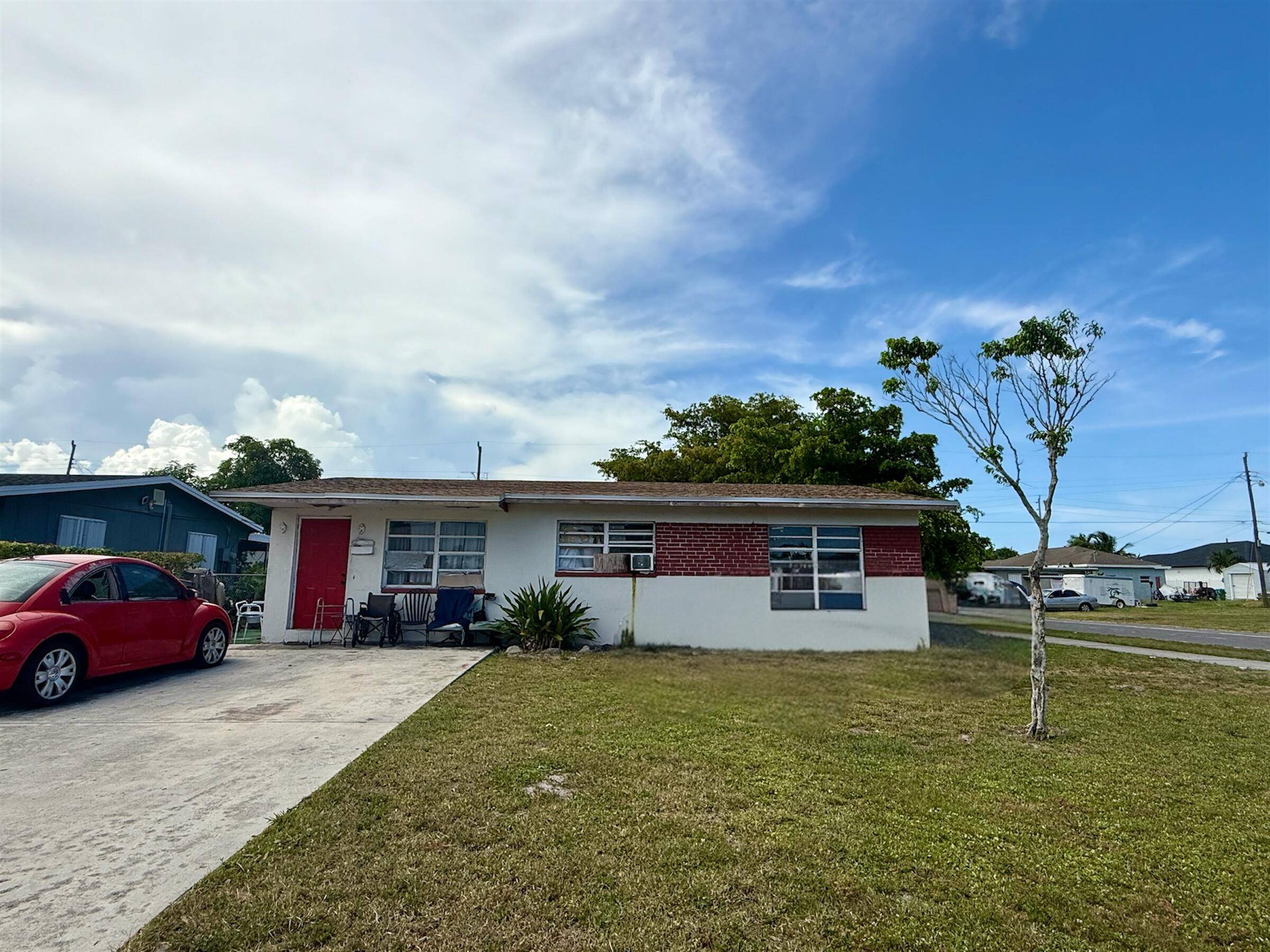 HIDDEN GEM ! Listed as a 2 bedroom this property boasts a total of 4 bedrooms and 2 full bathrooms, brand NEW ROOF, providing incredible value and potential !