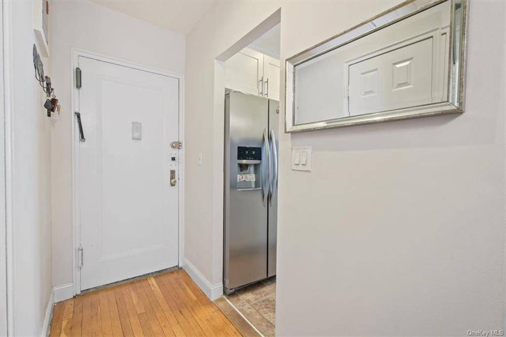 Spacious and sundrenched one bedroom unit with hardwood floors throughout.