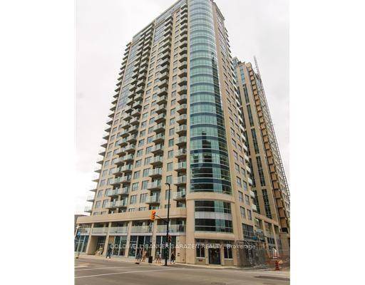 Hardwood floor, fully furnished 1 bedroom den in the heart of downtown Ottawa for rent 2, 200 M incl 1 underground park spot hydro.