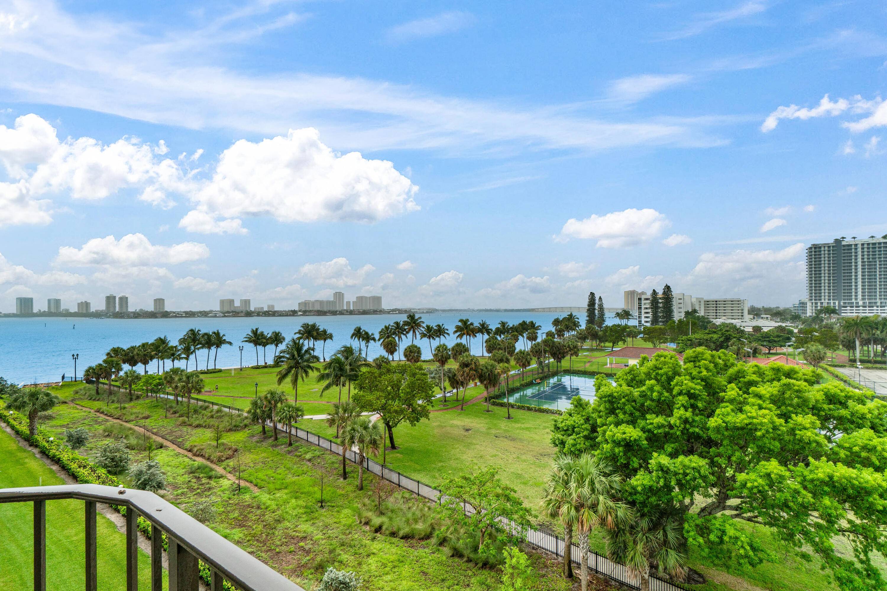Wake up to sweeping views of the Intracoastal and Lake Worth Lagoon from this 2 bed, 2 bath, 1, 440 sq ft waterfront condo.
