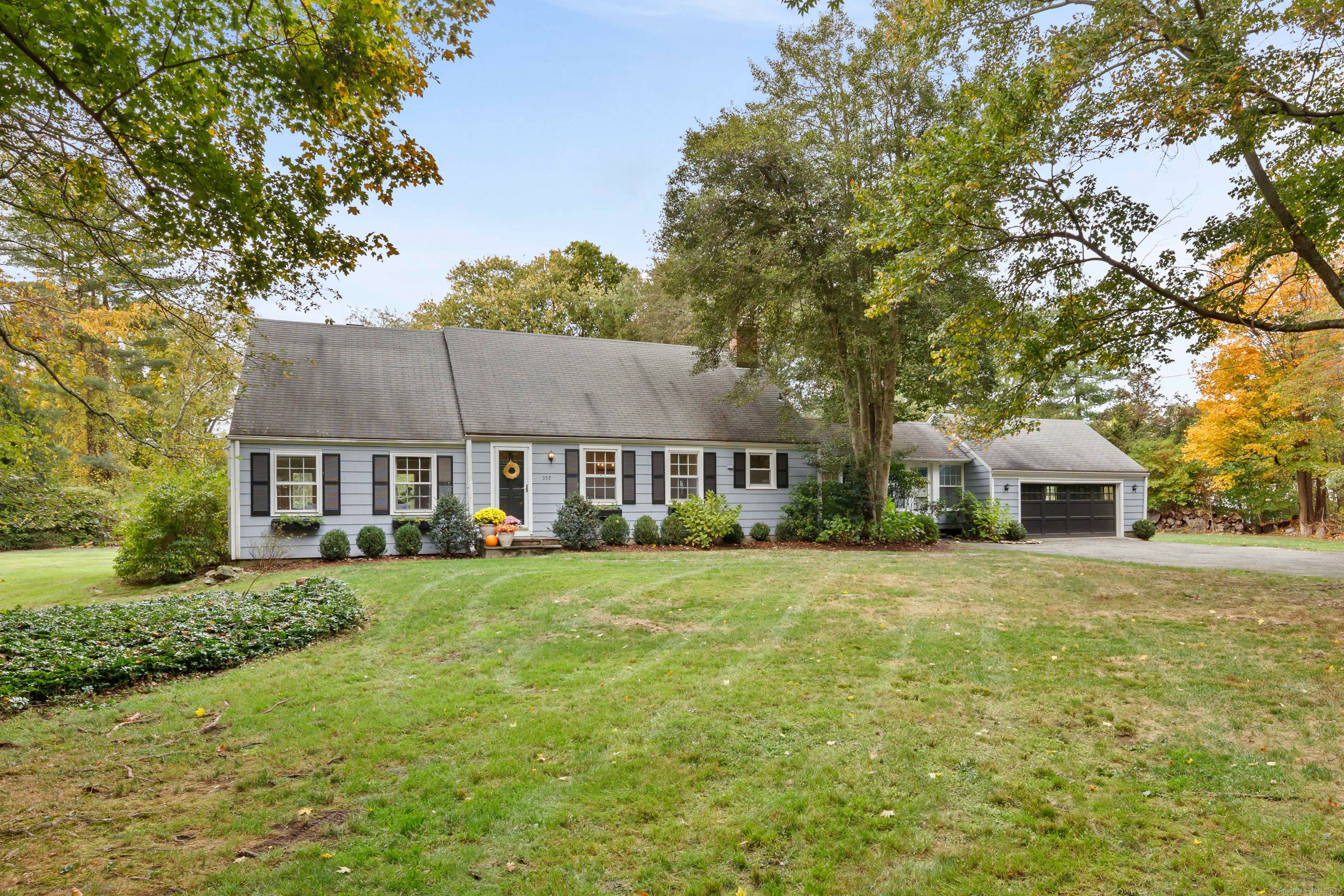 Charming Cape on a Private One Acre Lot in Southwest New Canaan Nestled down a quiet drive, this beautifully maintained Cape offers the perfect blend of privacy, charm, and convenience.