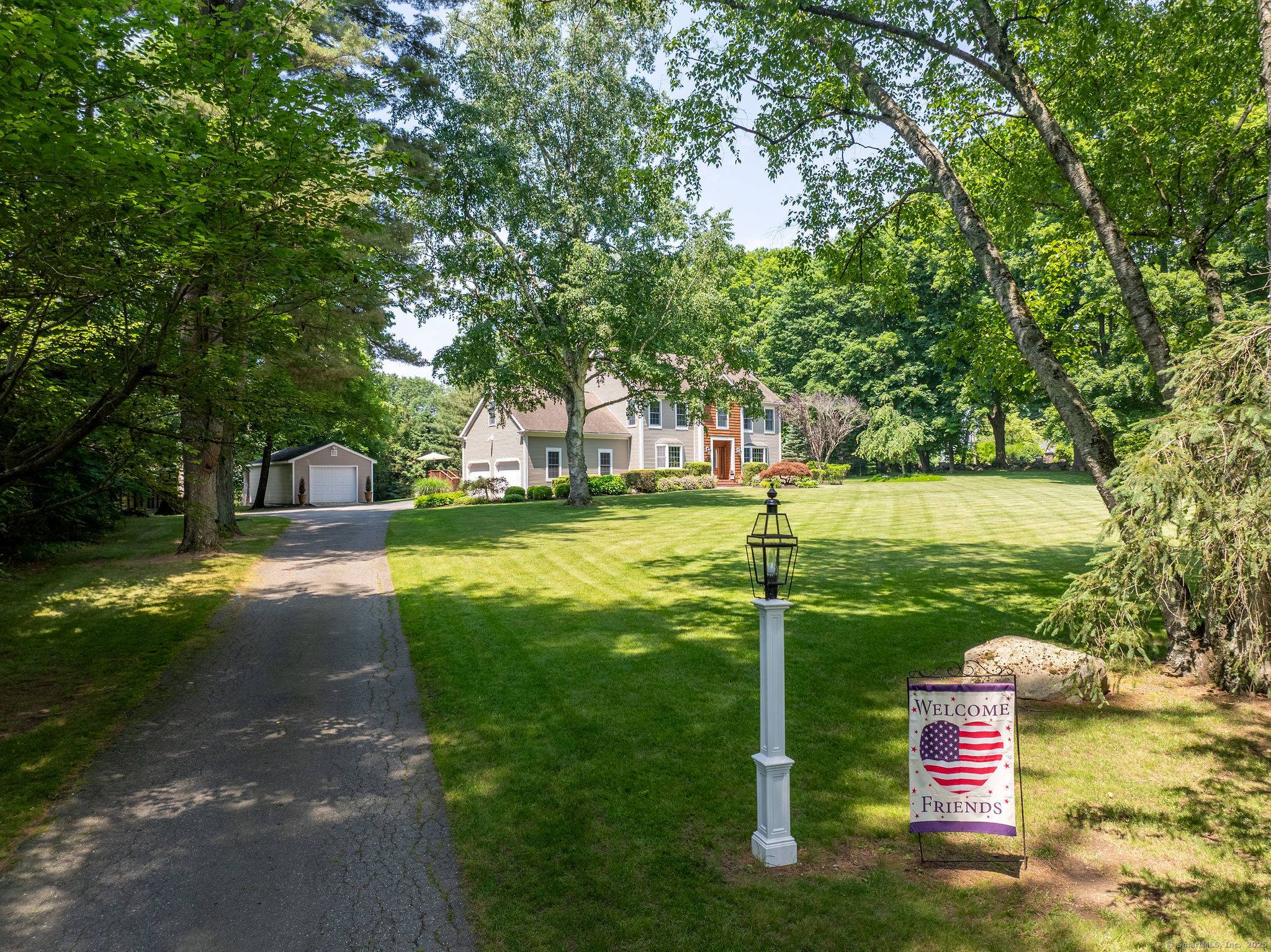 Welcome to the desirable Merryall section of New Milford, one of the town's premier neighborhoods known for low taxes and expansive properties, and exceptional privacy.