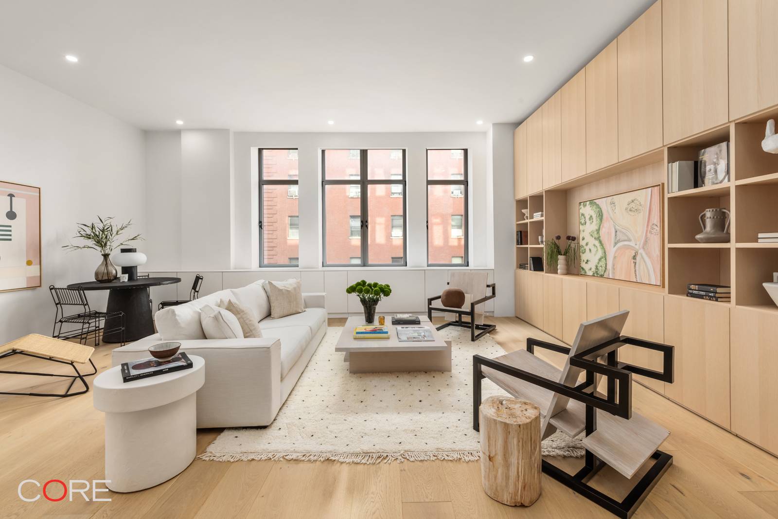 Welcome to Residence 6U at the Chelsea Mercantile a thoughtfully reimagined home that blends modern upgrades with the timeless character of a pre war building, all in one of Chelsea ...