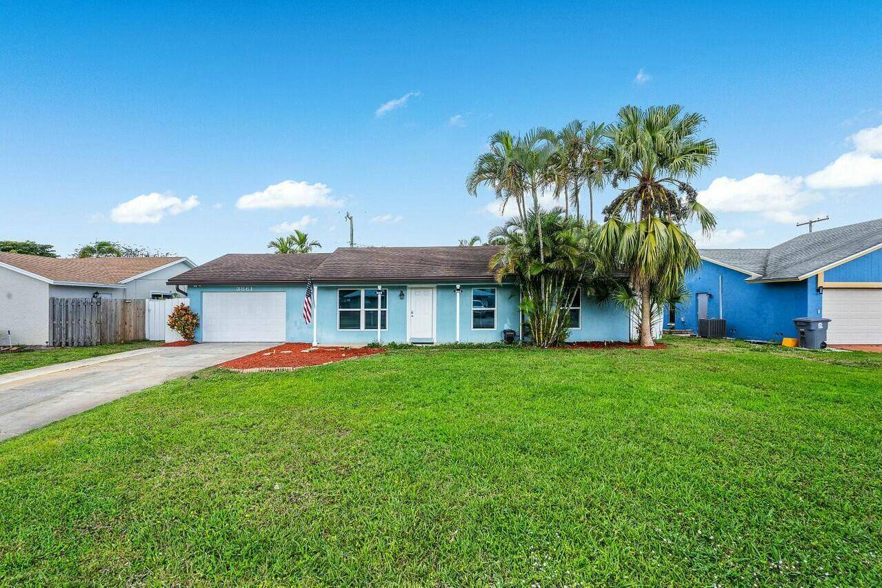 This fantastic Single Family Home With a Pool is Located in a tranquil non HOA Community in the Heart of Boynton Beach.